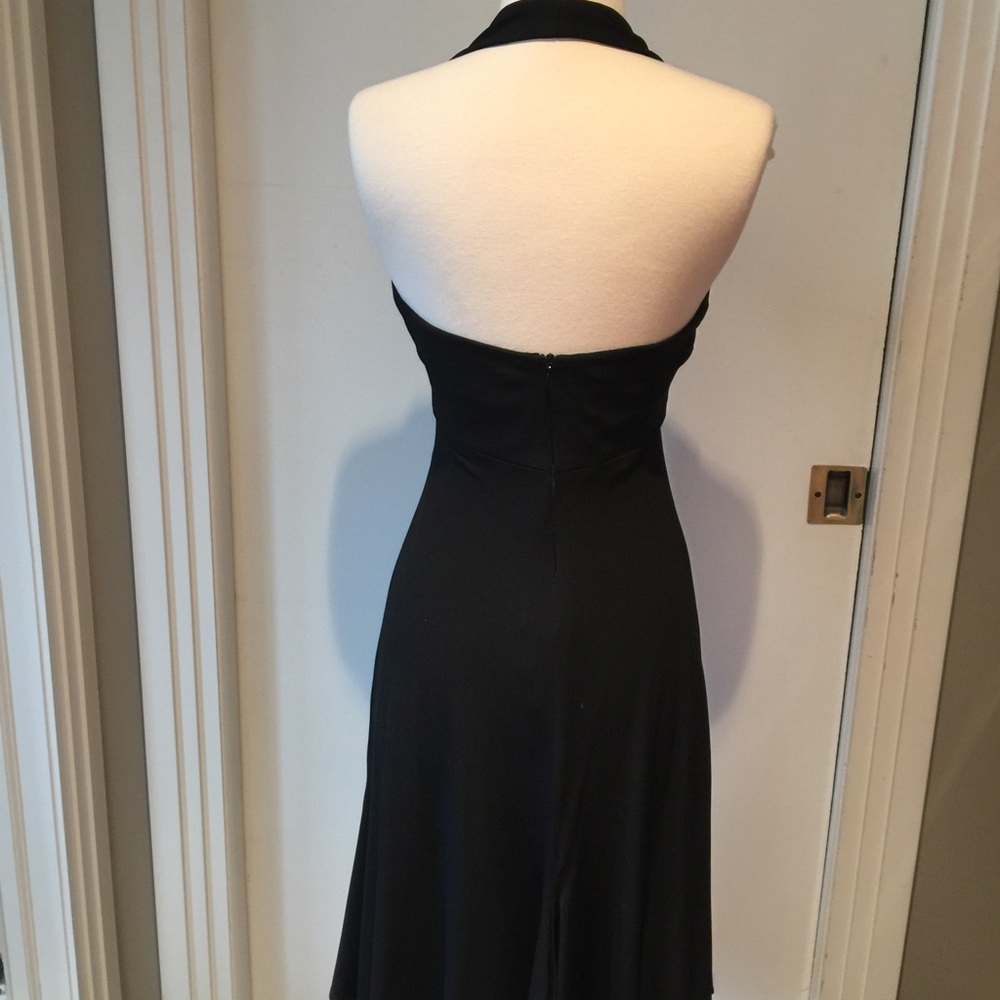 CACHET Matte Jersey Halter Dress